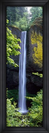 Framed Latourell Falls, Columbia River Gorge, Oregon Print