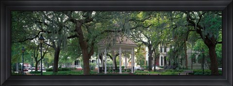 Framed Whitefield Square Historic District, Savannah, GA Print