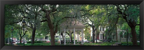 Framed Whitefield Square Historic District, Savannah, GA Print