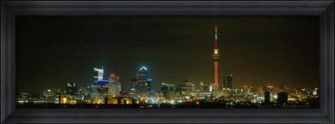 Framed Sky Tower, Auckland, New Zealand Print