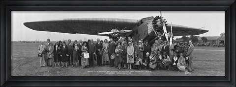 Framed Amelia Earhart, Washington DC Print