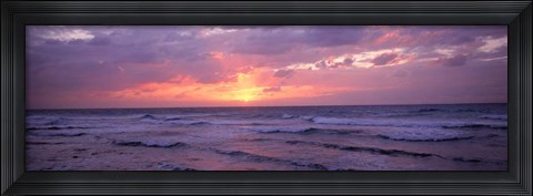 Framed Cayman Islands Sunset Print