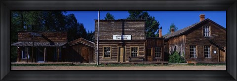 Framed Ghost Town, Nevada City, MT Print