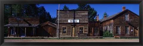 Framed Ghost Town, Nevada City, MT Print