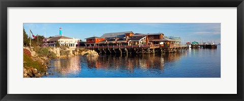 Framed Old Fisherman&#39;s Wharf, Monterey, California Print