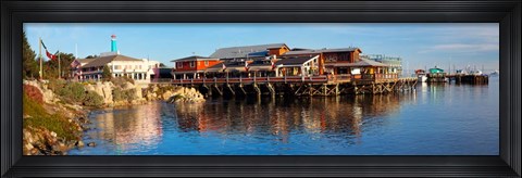 Framed Old Fisherman&#39;s Wharf, Monterey, California Print