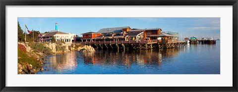 Framed Old Fisherman&#39;s Wharf, Monterey, California Print