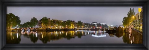 Framed Magere Brug, North Holland, Netherlands Print
