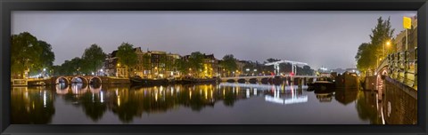 Framed Magere Brug, North Holland, Netherlands Print