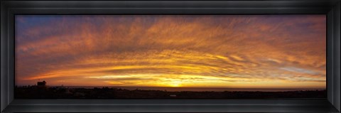 Framed Sunset, Todos Santos, Baja California, Mexico Print
