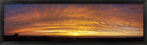 Framed Sunset, Todos Santos, Baja California, Mexico Print