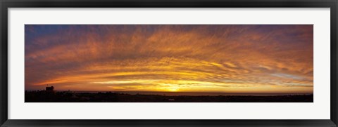 Framed Sunset, Todos Santos, Baja California, Mexico Print