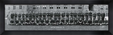 Framed Georgetown U Football Squad Print