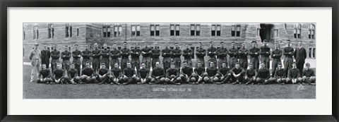 Framed Georgetown U Football Squad Print