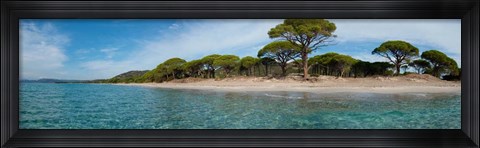 Framed Palombaggia Beach, Corsica, France Print