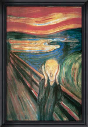 Framed Scream Print