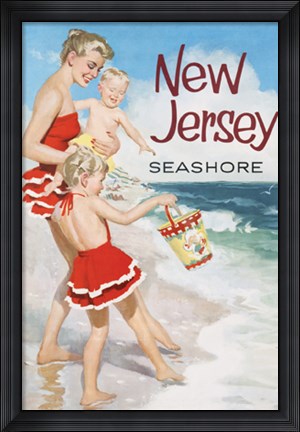Framed Jersey Shore Print