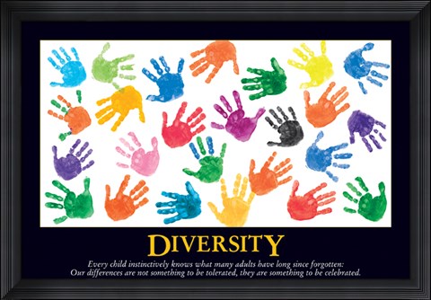 Framed Diversity Print