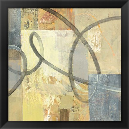 Framed Ribbon Dance II Print