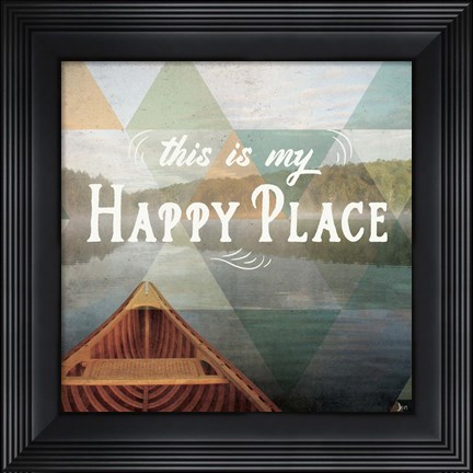 Framed Calm Waters I Print