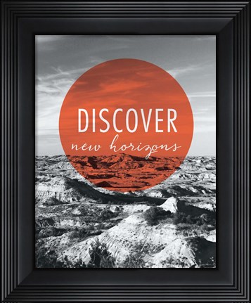 Framed Discover New Horizons Print