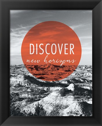 Framed Discover New Horizons Print