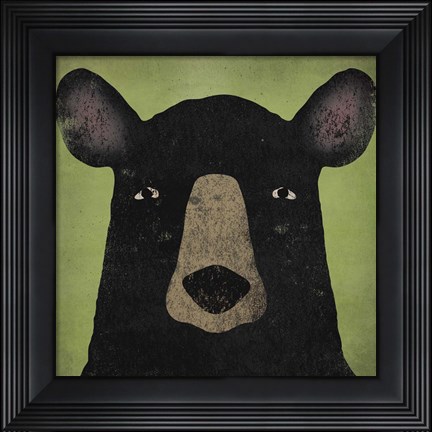 Framed Black Bear Print
