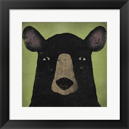 Framed Black Bear Print