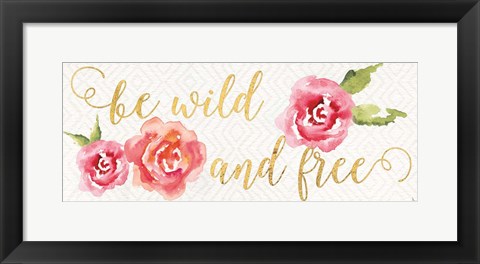 Framed Wild Bohemian V Print