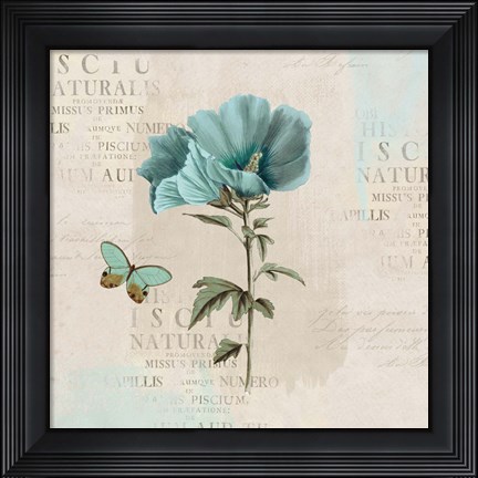 Framed En Bleu V Print