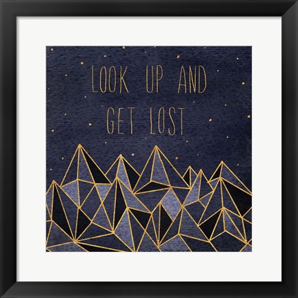 Framed Written in the Stars II Print