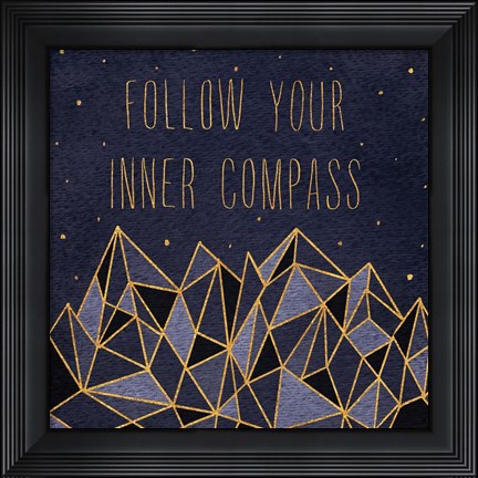 Framed Written in the Stars III Print