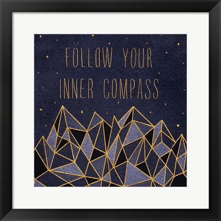 Framed Written in the Stars III Print