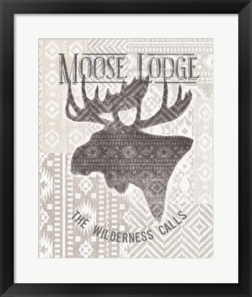 Framed Soft Lodge V Print