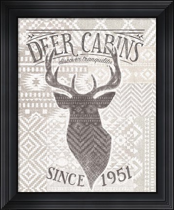 Framed Soft Lodge VI Print
