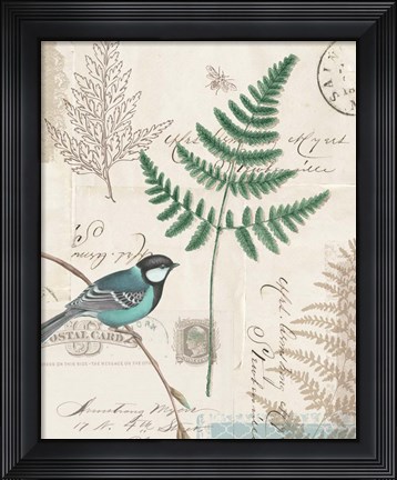 Framed En Bleu I Print