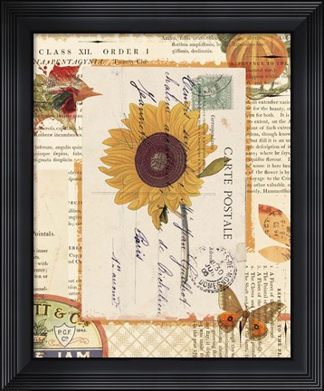 Framed Falling for Fall II Print