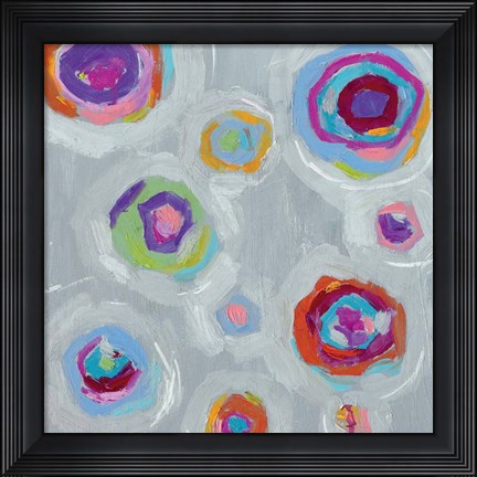 Framed Frolic I Crop Print