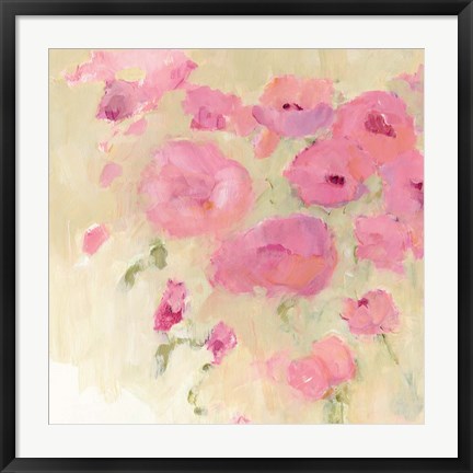 Framed Floral Watercolor Crop Print