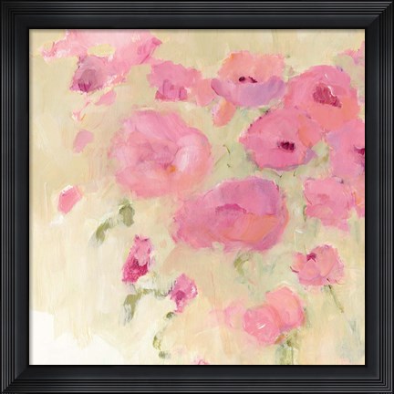 Framed Floral Watercolor Crop Print