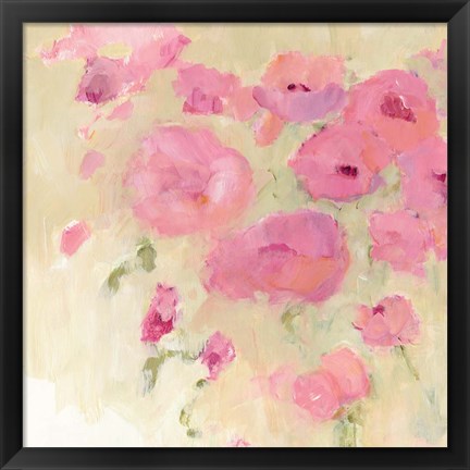 Framed Floral Watercolor Crop Print