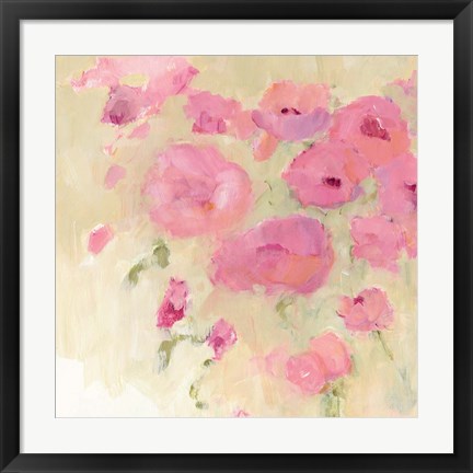 Framed Floral Watercolor Crop Print