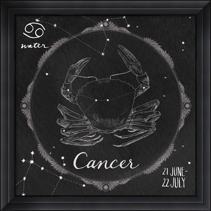 Framed Night Sky Cancer Print