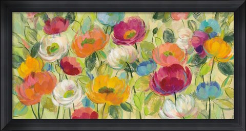Framed Chartreuse Garden Print