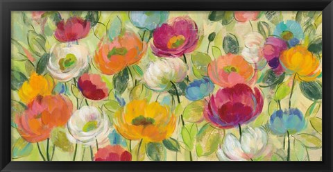 Framed Chartreuse Garden Print