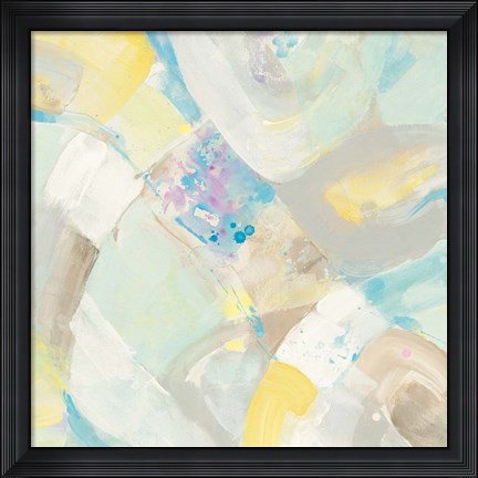 Framed White Rock I Print