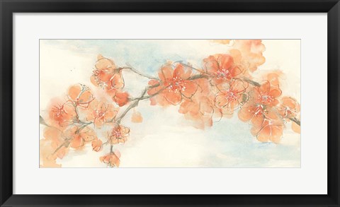 Framed Peach Blossom II Print
