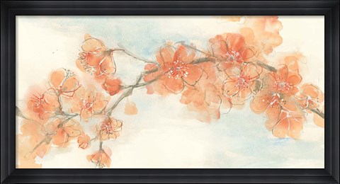 Framed Peach Blossom II Print