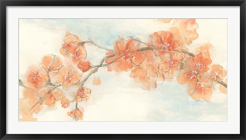 Framed Peach Blossom II Print