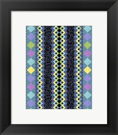 Framed Vintage Stripe II Print